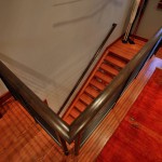 Staircase in custom built Chevy Chase home, Maryland