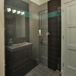 Bathroom in custom guest house in Chevy Chase, Maryland