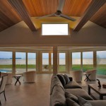 Living room of renovated modern home on the Maryland Eastern Shore